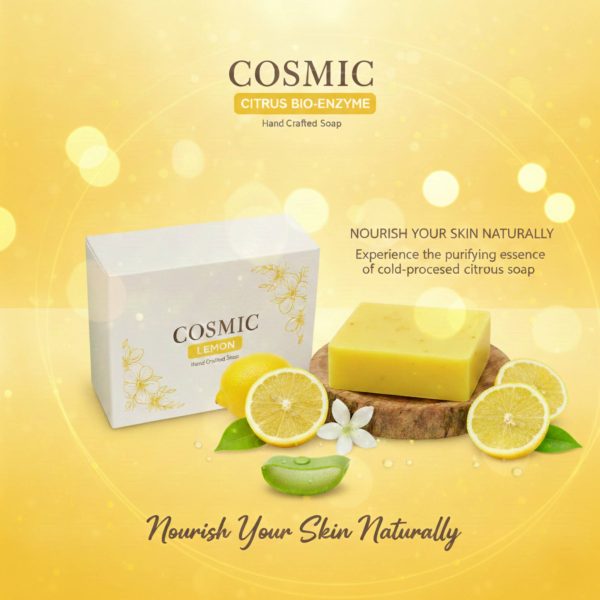 Citrus BioEnzyme (Lemon) Cold Process Handmade Soap 100 Gms Citrus BioEnzyme (Lemon) Cold Process Handmade Soap 100 Gms